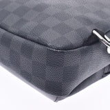 LOUIS VUITTON路易威登Damier Graphite Avenue斜挎包黑色N41719男士Damier石墨帆布斜挎包Shindo二手Ginzo