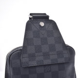 LOUIS VUITTON路易威登Damier Graphite Avenue斜挎包黑色N41719男士Damier石墨帆布斜挎包Shindo二手Ginzo