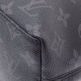 ●“路易斯·维顿=路易·维顿=单图简介解析器=黑色/灰色M40566 =男子皮革商业袋B级=二手银底物