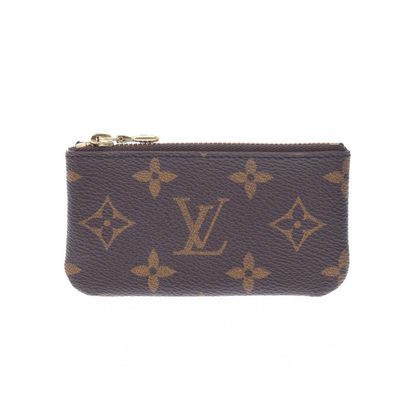 LOUIS VUITTON Louis Vuitton Monogram Pochette Cray Coin Purse Brown M62650 Unisex Monogram Canvas Coin Case A Rank Used Ginzo
