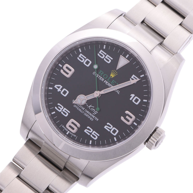 ROLEX ロレックス 【現金特価】エアキング 116900 メンズ SS 腕時計 自動巻き 黒文字盤 未使用 銀蔵
