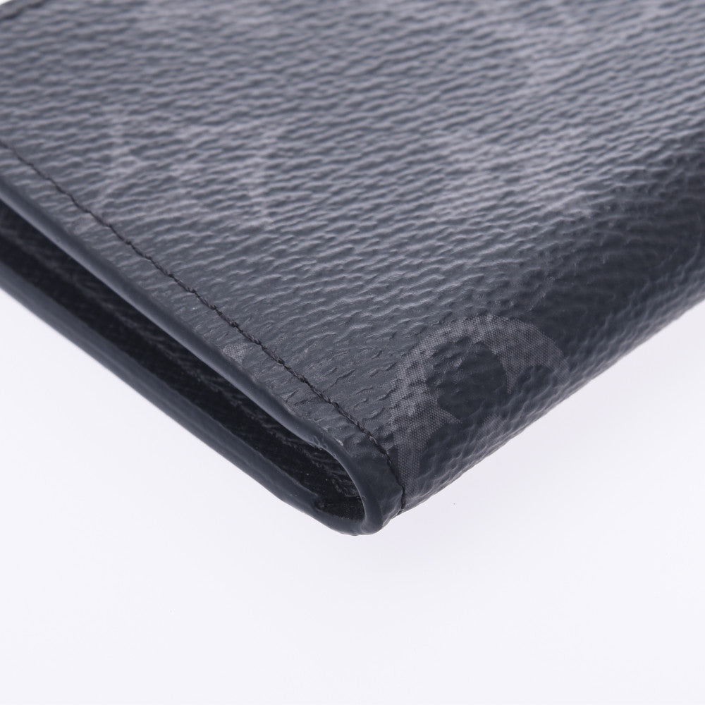 超極美品◆ルイヴィトン エクリプス ポルトモネ ジュール ケース 黒 ルイヴィトンエクリプス ポルトモネジュール 14145 黒/グレー