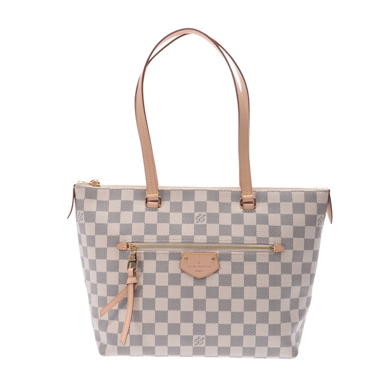 LOUIS VUITTON路易威登Damier Azure Jena PM白色N44039女士手提包未使用Ginzo