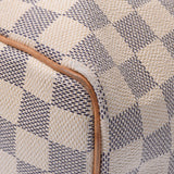 LOUIS VUITTON路易威登Damier Speedy 25白色N41534中性Damier Azure帆布手提包B等级二手Ginzo