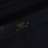 HERMES爱马仕大阪黑色□B刻（1998年左右）中性Polo Sus钱包B等级二手Ginzo