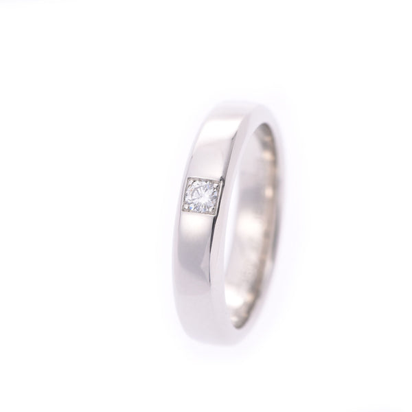 Van Cleef & Arpels Van Cleef & Arpels Wedding Ring One Diamond #47 7 Ladies Pt950 Platinum Ring/Ring A Rank Used Ginzo