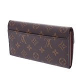 LOUIS VUITTON ルイヴィトンモノグラムポルトフォイユサラブラウン M60531 unisex long wallet new article silver storehouse