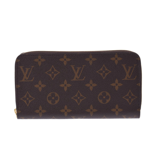 LOUIS VUITTON ルイヴィトン モノグラム ジッピーウォレット ブラウン M42616 ユニセックス 長財布 新品 銀蔵