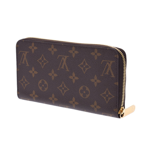 LOUIS VUITTON ルイヴィトン モノグラム ジッピーウォレット ブラウン M42616 ユニセックス 長財布 新品 銀蔵