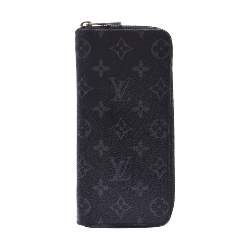 エクリプス・ジッピーウォレット VUITTON ヴィトン モノグラム 長財布 黒