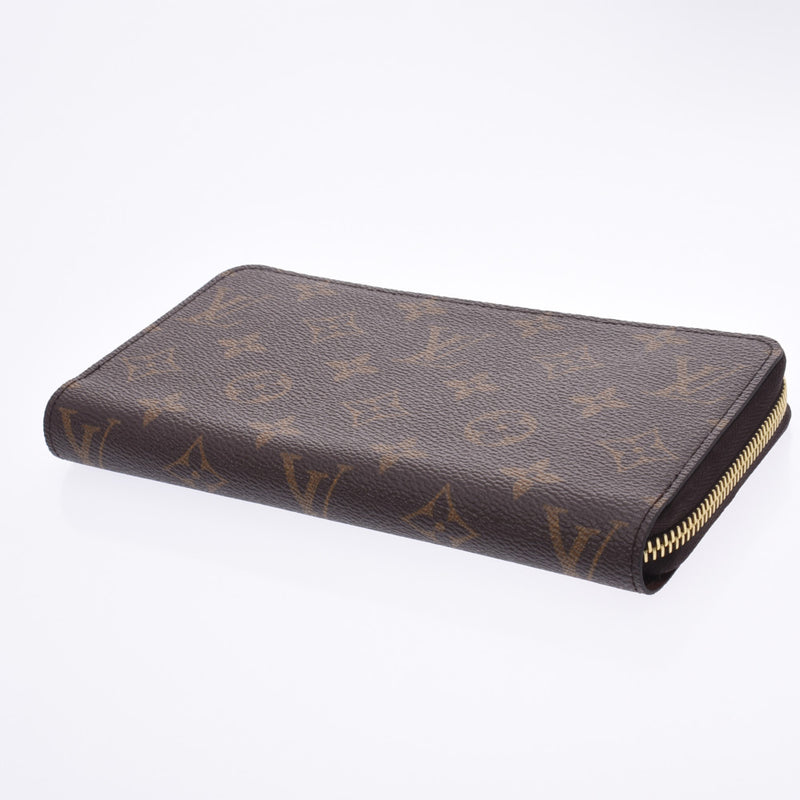 ルイヴィトン LOUIS VUITTON 長財布
 モノグラム ジッピーウォレット M42616 ブラウン約195cm高さ