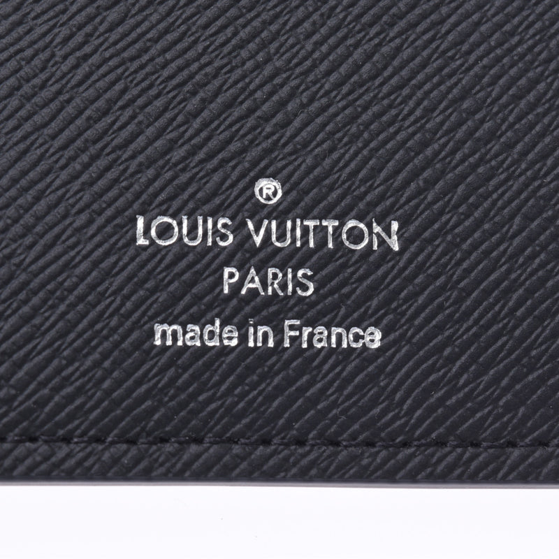 LOUIS VUITTON Louis Vuitton Monogram Eclipse Portofeuil Broza Black/Gray M61697 Men's Long Wallet A Rank Used Ginzo