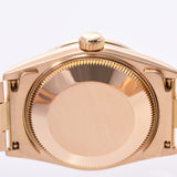 Lax Rolex date just bezel diamond 10p diamond 68288 g Unisex YG watch automatic scroll