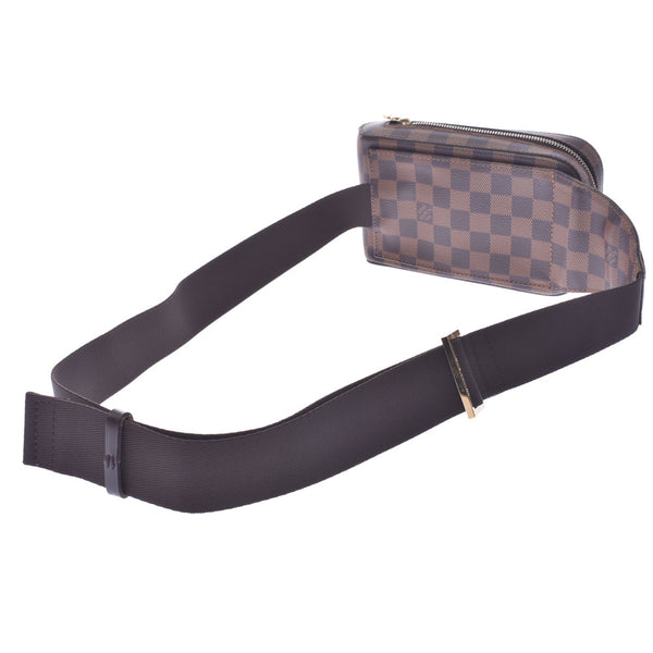 LOUIS VUITTON VUITTON Louviton, Jeronimos, Jeronimos, new type brown, brown N594, with unsex shoulder bag A rank used in Ginzo.