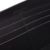 Jimmy Choo star studs Rhinestone black Unisex Leather Wallet