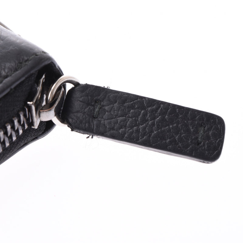 Jimmy Choo star studs Rhinestone black Unisex Leather Wallet