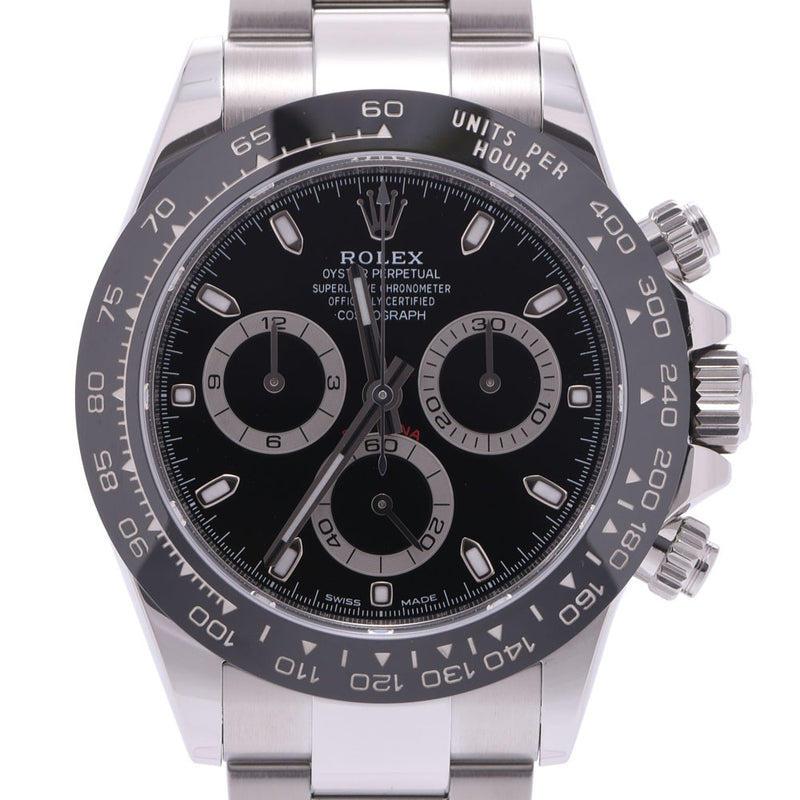 ROLEX Rolex Daytona 116500LN Men's SS watch Automatic winding black dial A rank used Ginzo