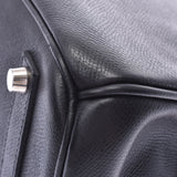 HERMES Birkin 35 black silver metal fittings □I stamped (around 2005) Unisex Vow Epson handbag B rank used Ginzo