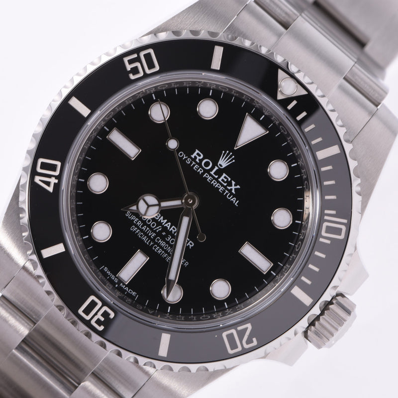 劳力士（rolex）Rolex Submariner Black Bezel 114060 Men's SS Watch Automatic Black Dial A Rank Used Ginzo