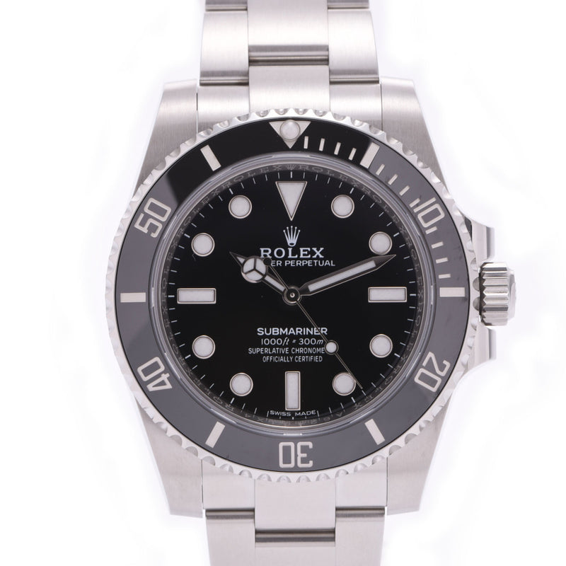 ROLEX ロレックス サブマリーナ 黒ベゼル 114060 メンズ SS 腕時計 自動巻き 黒文字盤 Aランク 中古 銀蔵