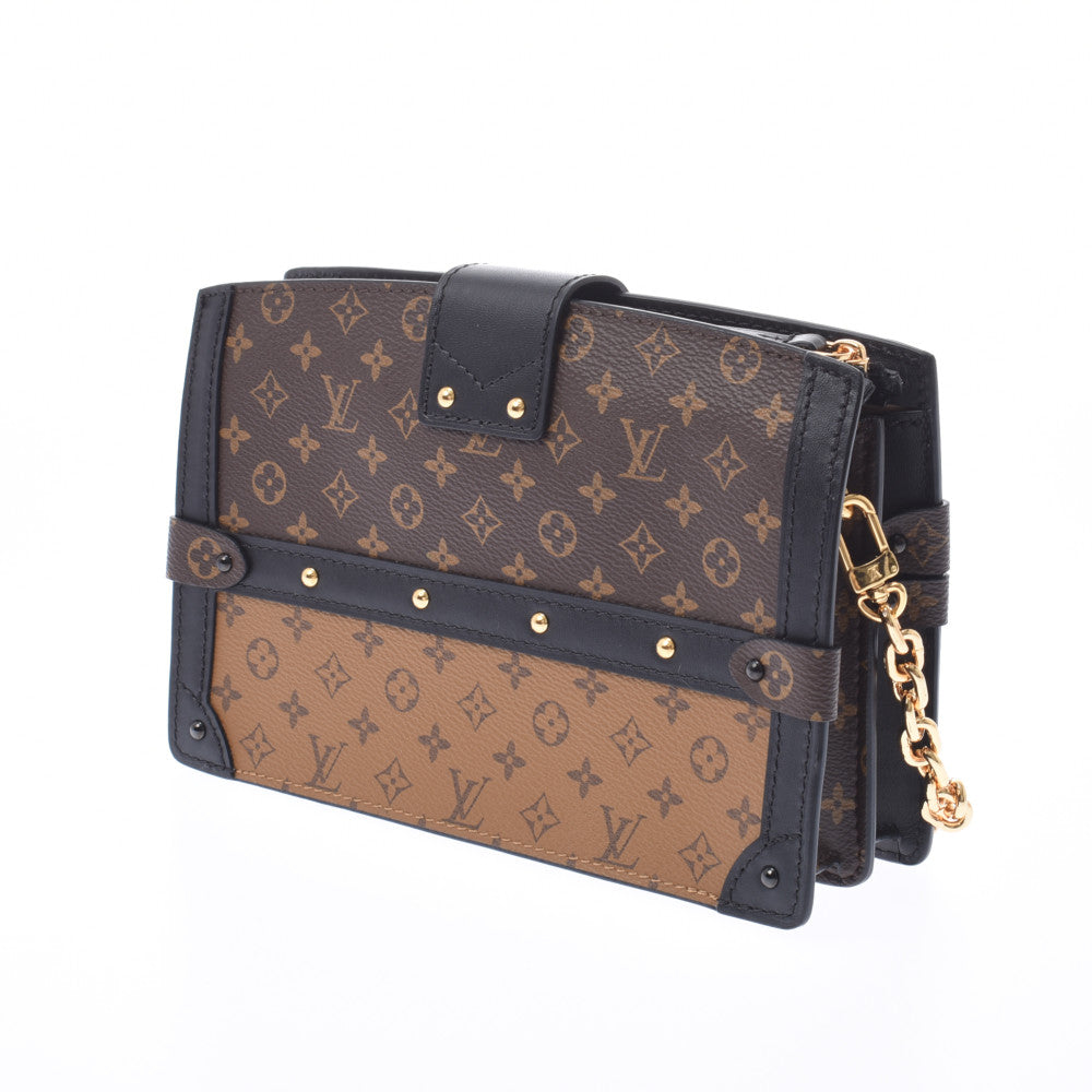 ルイヴィトンリバース トランククラッチ 2WAYバッグ 14145 キャメル系/黒 レディース ショルダーバッグ M43596 LOUIS  VUITTON 中古 – 銀蔵オンライン