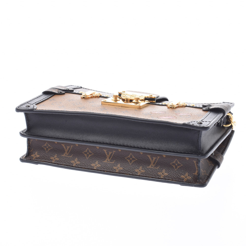 ルイヴィトンリバース トランククラッチ 2WAYバッグ 14145 キャメル系/黒 レディース ショルダーバッグ M43596 LOUIS  VUITTON 中古 – 銀蔵オンライン