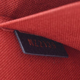 路易威登路易威登会标未打印的pochette Felici海洋Rouge脂M64099妇女肩包未使用的银