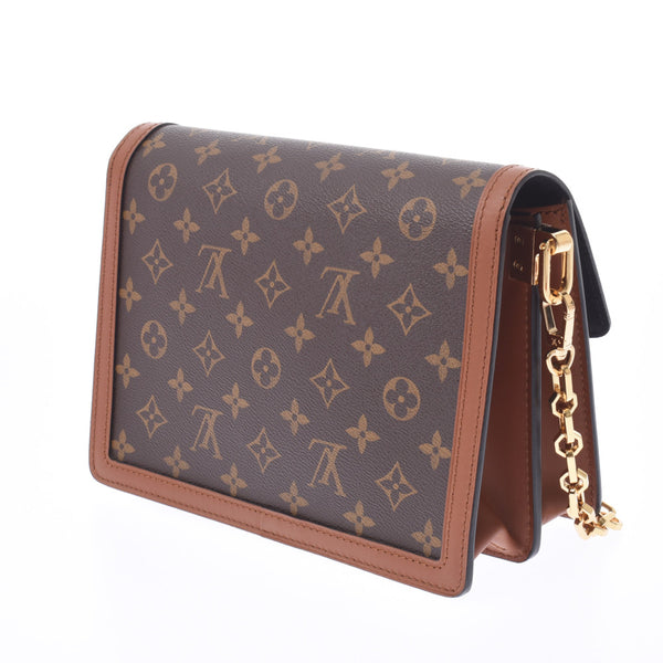 LOUIS VUITTON ルイヴィトン モノグラム リバース ドーフィーヌ キャメル系/黒 M43596 レディース 3WAYバッグ Aランク 中古 銀蔵