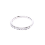 Tiffany & Co. Tiffany Channel Settinging Diamond Eternity No. 6.5 Ladies PT950 Platinum Ring / Ring A Rank Used Ginzo