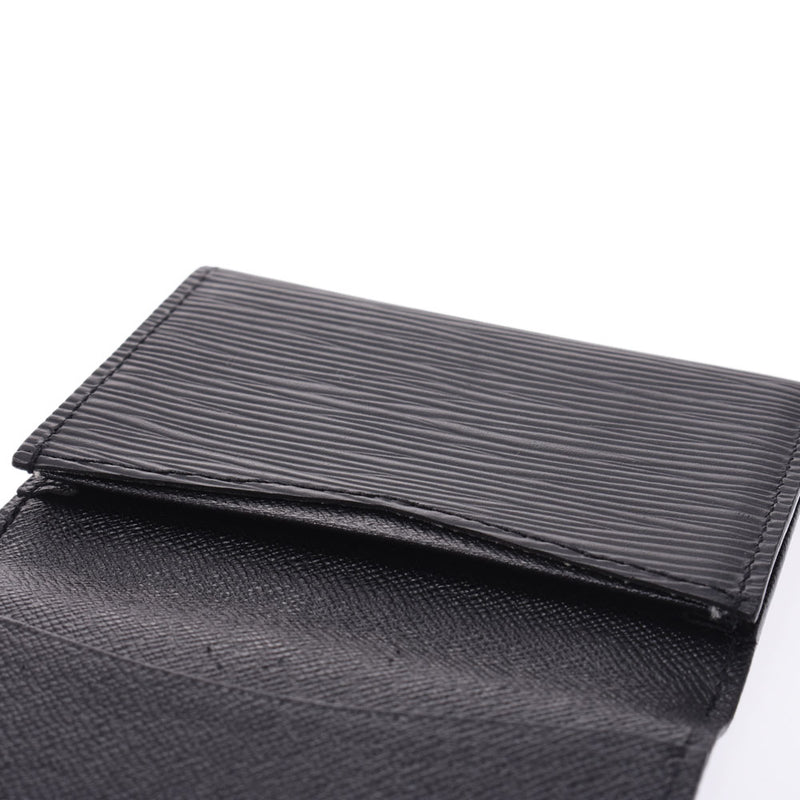 LOUIS VUITTON Epi Amberop Cult de Visitt Business Card Holder Noir (Black) M60652 Unisex Leather Card Case B Rank Used Ginzo