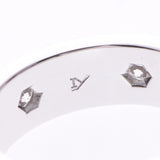 Cartier Cartier Loving Full Diamond # 49 9 Ladies K18WG Ring / Ring A Rank Used Silgrin