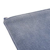 CHANGEEL Chanel Blue Unissex Denim Spangkbag Clatchbag B Rank Used in Ginzō