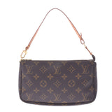 LOUIS VUITTON Monogram Pochette Accessory Brown M40712 Ladies Monogram Canvas Accessory Pouch B Rank Used Ginzo