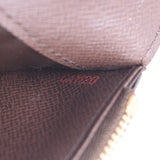 LOUIS VUITTON Louis Vuitton Damier Portofeuil Ansolit Brown N63071 Unisex Damier Canvas Long Wallet AB Rank Used Ginzo