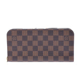 LOUIS VUITTON Louis Vuitton Damier Portofeuil Ansolit Brown N63071 Unisex Damier Canvas Long Wallet AB Rank Used Ginzo