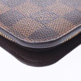 LOUIS VUITTON Louis Vuitton Damier Portofeuil Ansolit Brown N63071 Unisex Damier Canvas Long Wallet AB Rank Used Ginzo