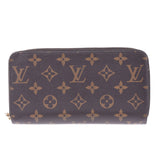 Louis Vuitton Monogram zippy Wallet Brown m42616 Unisex Monogram canvas Wallet