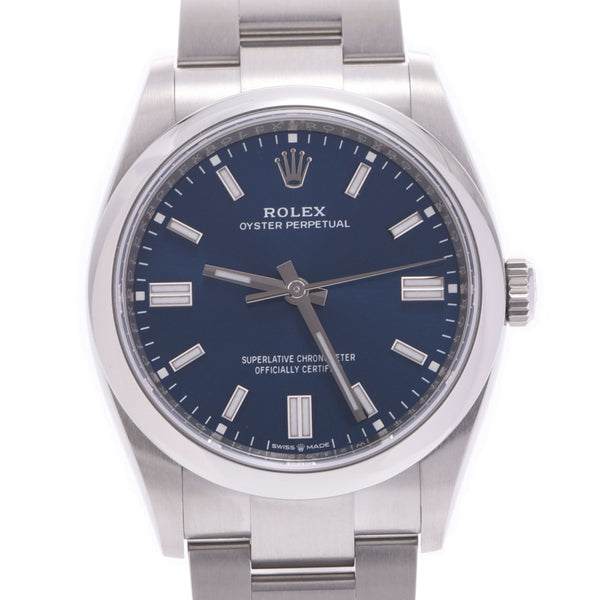 Rolex Rolex Oyster Perpetual 36 126000 Mens SS Watch automatic blue dial