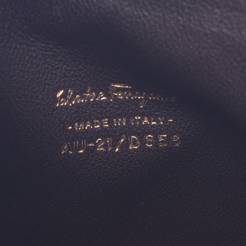 Salvatore Ferragamo Ferragamo Gantini Brown Gold Bracket Ladies Leather Handbag Unused Silgrin