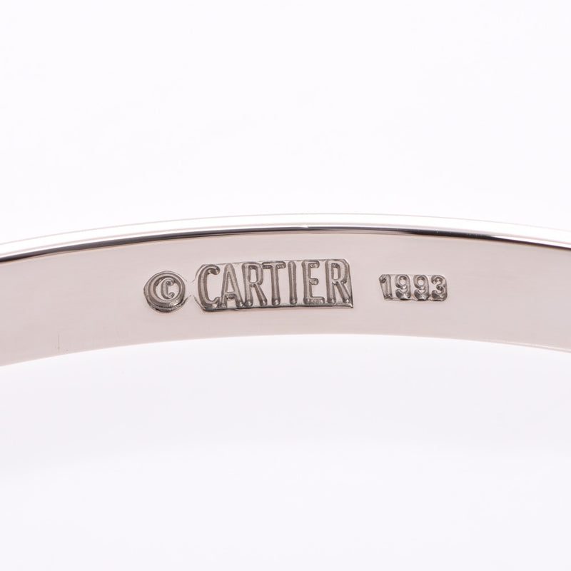 CARTIER カルティエ ラブブレスレット #19 旧型 ユニセックス K18WG ブレスレット Aランク 中古 銀蔵