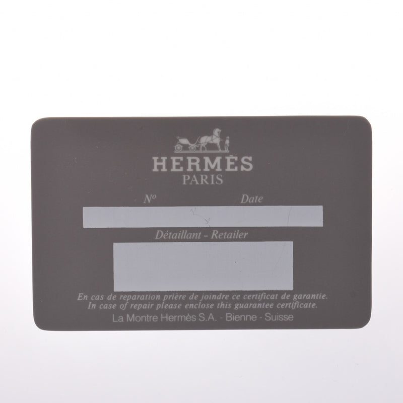 HERMES 爱马仕梅多尔女士 GP/里扎德手表石英白色表盘 A 级二手银藏