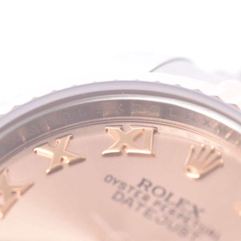 ROLEX ロレックス デイトジャスト 179171 レディース PG/SS 腕時計 自動巻き ピンク文字盤 Aランク 中古 銀蔵