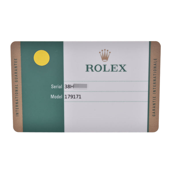 ROLEX ロレックス デイトジャスト 179171 レディース PG/SS 腕時計 自動巻き ピンク文字盤 Aランク 中古 銀蔵