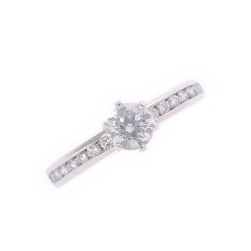 TIFFANY&Co.蒂芙尼天边钻石0.50ct#13半钻石女士Pt950白金戒指A等级二手银藏