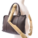 Jimmy Choo Jimmy Choo Saville Brown Men's Leather Tote Bag A-rank used Silgrin