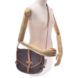 LOUIS VUITTON ルイヴィトン モノグラム ソミュール 30 ブラウン M42256 ユニセックス モノグラムキャンバス ショルダーバッグ Bランク 中古 銀蔵