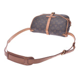 LOUIS VUITTON ルイヴィトン モノグラム ソミュール 30 ブラウン M42256 ユニセックス モノグラムキャンバス ショルダーバッグ Bランク 中古 銀蔵