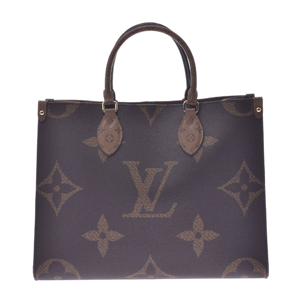 LOUIS VUITTON ルイヴィトン モノグラムリバース オンザゴーMM ブラウン M45321 ユニセックス 2WAYバッグ 新品 銀蔵