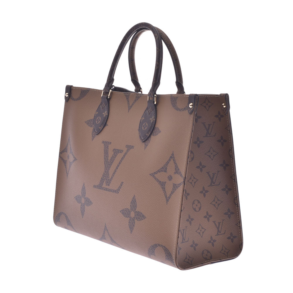 ルイヴィトンモノグラムリバース オンザゴーMM ブラウン ユニセックス 2WAYバッグ M45321 LOUIS VUITTON – 銀蔵オンライン