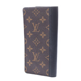 LOUIS VUITTON ルイヴィトンモノグラムマカサーポルトフォイユタノンブラウン / black M93800 メンズモノグラムマカサー folio wallet B rank used silver storehouse